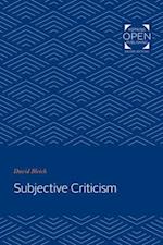 Subjective Criticism