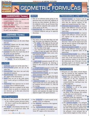 Geometric Formulas