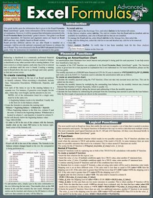 Excel 2013 Formulas - Advanced