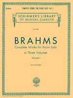Complete Works for Piano Solo - Volume 1