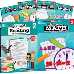 180 Days of Second Grade Practice, 6-Book Set