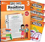 180 Days Reading, Math, Problem Solving, Writing, & Language Grade 3