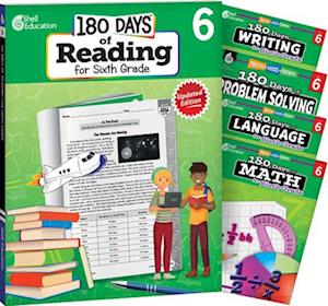 180 Days(tm) Reading, Math, Problem Solving, Writing, & Language Grade 6