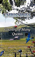 Christine's Country of Many Quotes