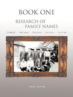 Book One Research of Family Names