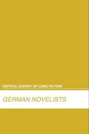 Press, S:  German Novelists