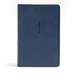 CSB Everyday Study Bible, Navy Cross Leathertouch