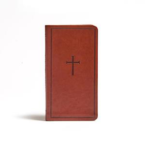 CSB Single-Column Pocket New Testament, Brown Leathertouch