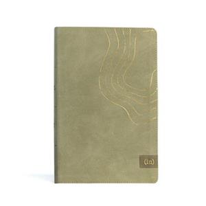 CSB (In)Courage Devotional Bible, Sage Leathertouch, Indexed