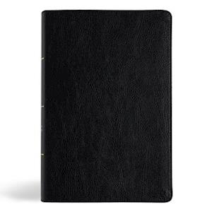 CSB Everyday Study Bible, Black Genuine Leather