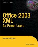 Office 2003 XML for Power Users