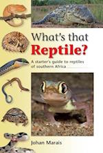 What's that Reptile?