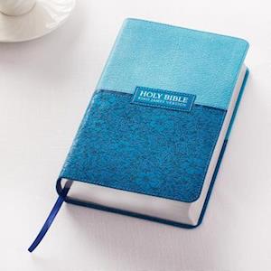 KJV Giant Print Lux-Leather Blue