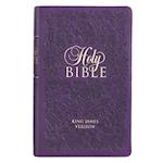 KJV Bible Giant Print Purple