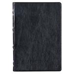 KJV Large Print Thinline Bible Black Full Grain Leather