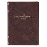 The Spiritual Growth Bible Dk. Brown Faux Leather