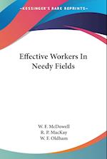 Effective Workers In Needy Fields