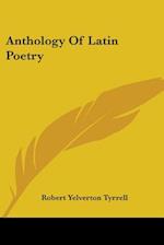Anthology Of Latin Poetry