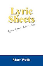 Lyric Sheets