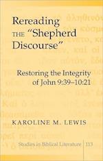 Rereading the 'Shepherd Discourse'