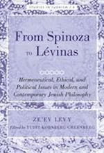 From Spinoza to Lévinas