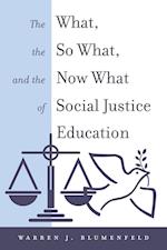 The What, the So What, and the Now What of Social Justice Education