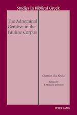 Adnominal Genitive in the Pauline Corpus