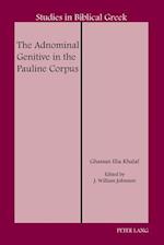 Adnominal Genitive in the Pauline Corpus