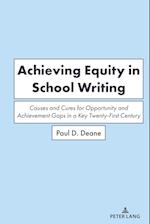 Achieving Equity in School Writing