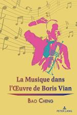 La Musique dans l¿¿uvre de Boris Vian