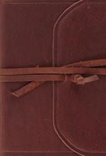 Large Print Compact Bible-ESV-Strap Flap