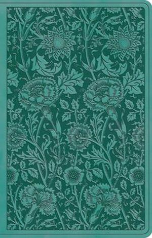 ESV Premium Gift Bible (Trutone, Teal, Floral Design)