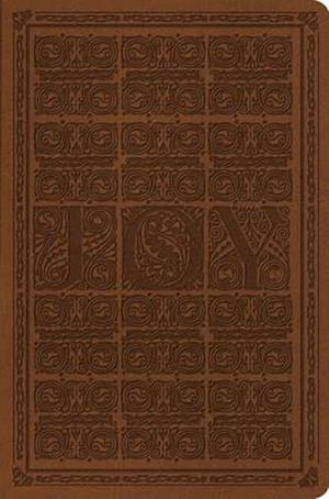 ESV Value Compact Bible (Trutone, Brown, Joy Woodcut Design)