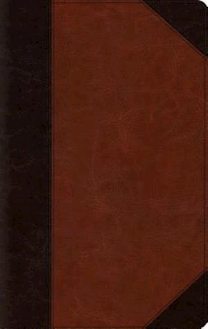 ESV Large Print Thinline Bible (Trutone, Brown/Cordovan, Portfolio Design)