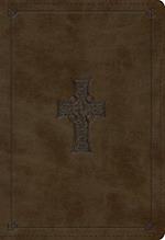 ESV Student Study Bible (Trutone, Olive, Celtic Cross Design)
