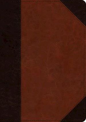 ESV Large Print Wide Margin Bible (Trutone, Brown/Cordovan, Portfolio Design)