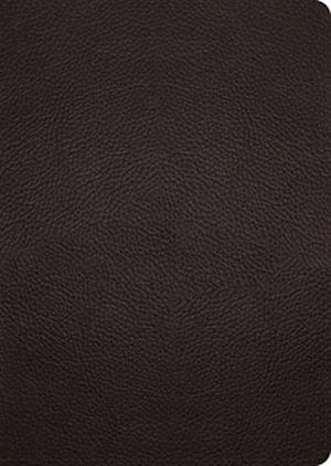 ESV Study Bible, Large Print (Buffalo Leather, Deep Brown)