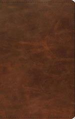 ESV Thinline Bible (Full Grain Leather, Deep Brown)