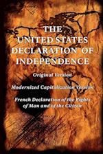 The United States Declaration of Independence (Original and Modernized Capitalization Versions)