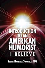 Introduction to an American Humorist