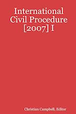 International Civil Procedure [2007] I