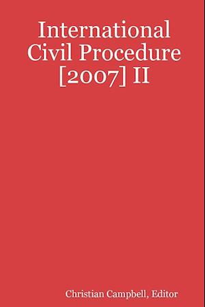 International Civil Procedure [2007] II