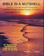 Bible in a Nutshell, Daily Devotional Version (Large Print Edition)