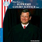 What Does a Supreme Court Justice Do?