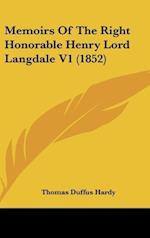 Memoirs Of The Right Honorable Henry Lord Langdale V1 (1852)