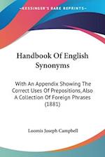 Handbook Of English Synonyms