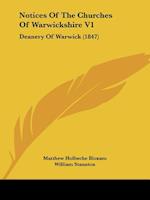 Notices Of The Churches Of Warwickshire V1