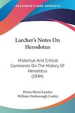 Larcher's Notes On Herodotus