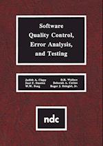 Software Quality Control, Error, Analysis