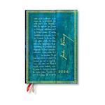 Verne, Twenty Thousand Leagues (Embellished Manuscripts Collection) Midi Vertical 12-month Dayplanner 2024 (Wrap Closure)